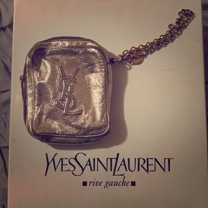YSL Gold Wristlet